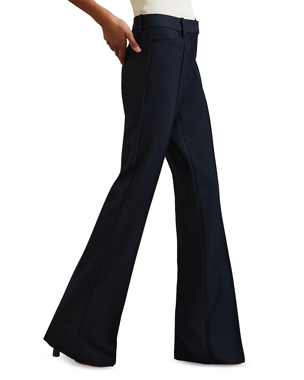 Reiss Gabi Flare Leg Pants
