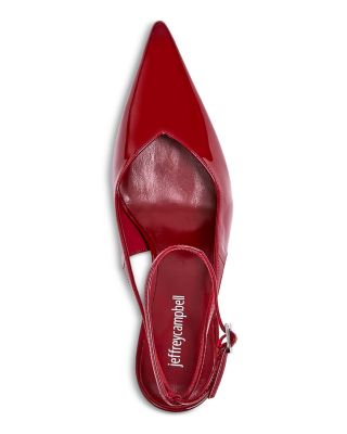 Women's Executive Pointed Toe Slingback Pumps 