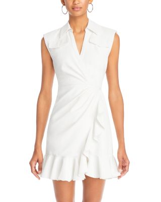 Zenni Ruffled Wrap Dress