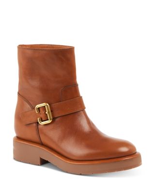 Chloé - Women's Coddington Buckled Ankle Boots