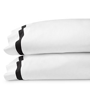 Sferra Estate Pillowcase Set, Standard In White/black
