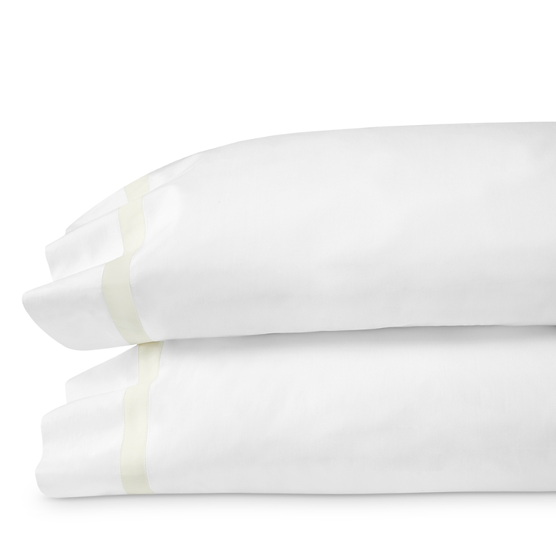 Sferra Estate Pillowcase Set, Standard In White/ivory