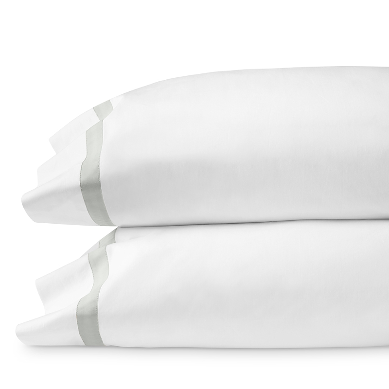 Sferra Estate Pillowcase Set, Standard In White/luna
