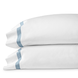 Shop Sferra Estate Pillowcase Set, Standard In White/sea