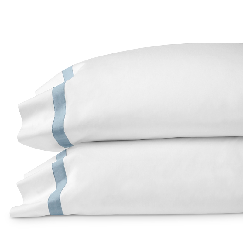 Sferra Estate Pillowcase Set, King In White/sea