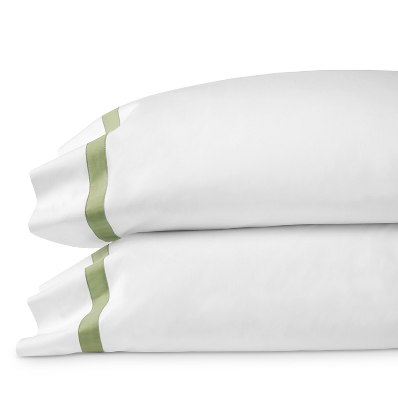 Sferra Estate Pillowcase Set, King In White/willow