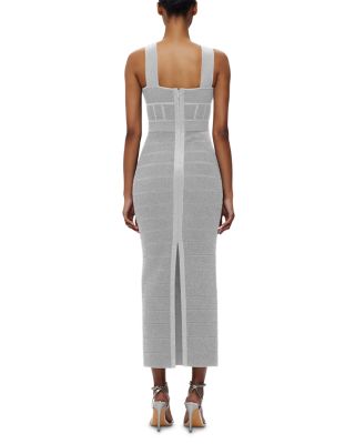 Textured Lurex Sweetheart Gown