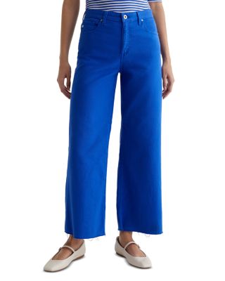 AG - Saige High Rise Cropped Wide Leg Jeans