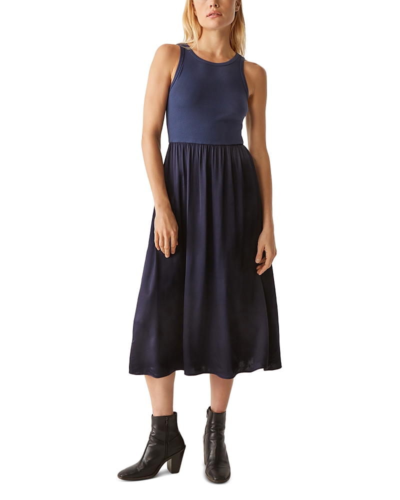 Michael Stars Bridgette Mixed Media Tank Dress