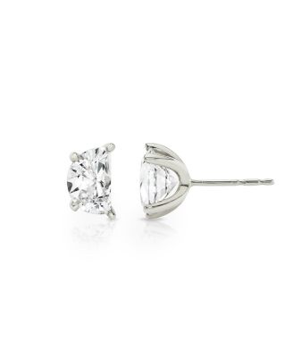  Iconic Lab-Grown Diamond Stud Earrings in 14K Yellow Gold, 1.5ctw Half Moon Lab Grown Diamonds