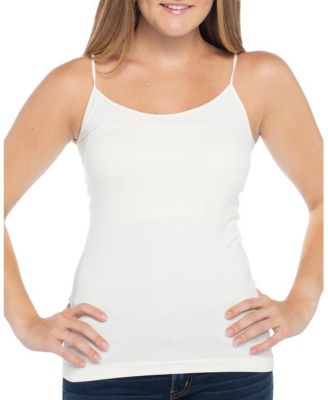 Girls' Solid Full Cami, Bundle of Two - Big Kid