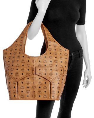 MCM Aren Visetos XL Shopper Tote | Bloomingdale's