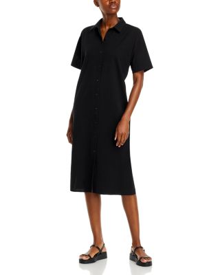 Classic Collar Shirt Dress