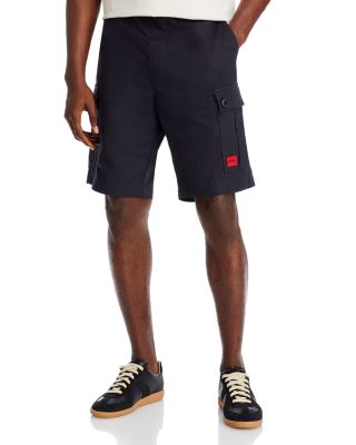 HUGO - Garlio242 Cotton Ripstop Regular Fit 9" Cargo Shorts