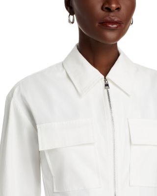 ALC Halle One Shoulder Tee in Pale Mint