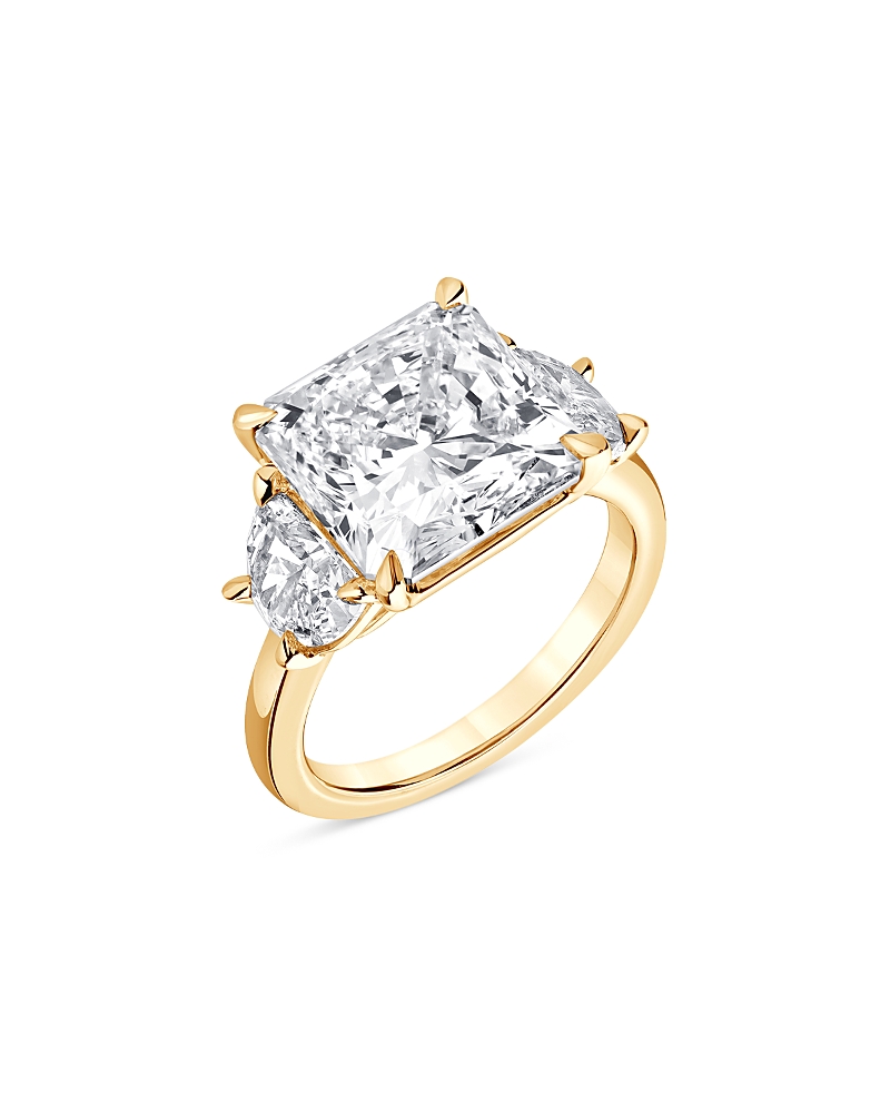 Bloomingdale's Fine Collection Certified Lab Grown Diamond Engagement Ring in 18K Yellow Gold, 8.45 tcw