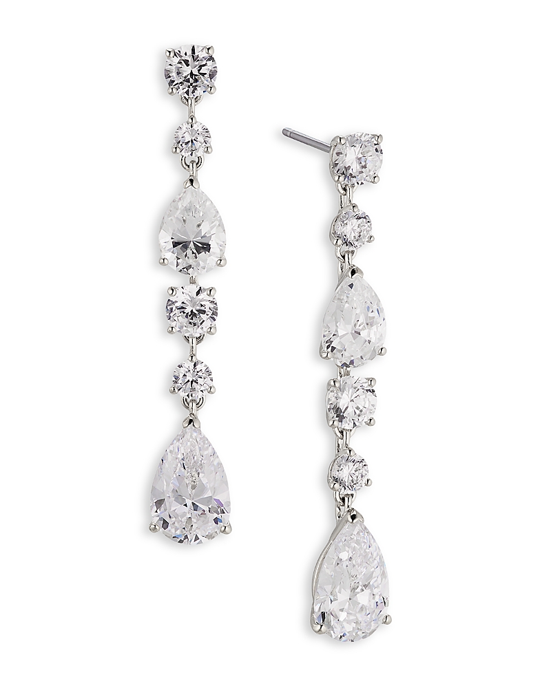 Nadri Halle Cubic Zirconia Linear Drop Earrings