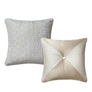 Shop Waterford Springdale Decorative Pillows, Set Of 2 In Blue
