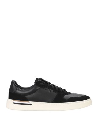 BOSS - Men's Clint Lace up Leather Trainers