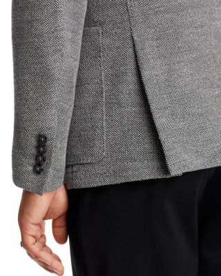 Textured Jersey Knit Casual Sport Coat