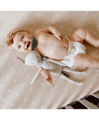 Unisex Cotton Muslin Crib Sheet - Baby