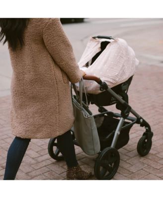 Unisex Cotton Muslin Car Seat Canopy - Baby