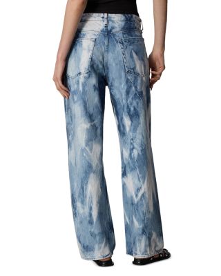 Logan Mid Rise Wide Leg Jeans in Indigo Water Color