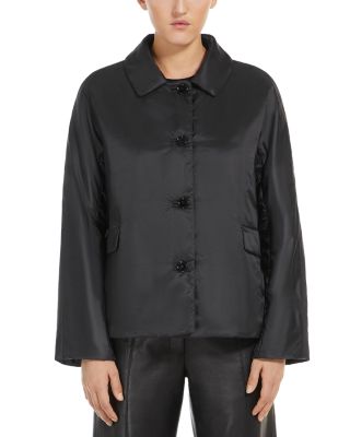 Max Mara - Greens Flared Kimono Sleeve Jacket