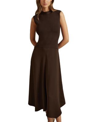 REISS - Lani Hybrid Midi Dress