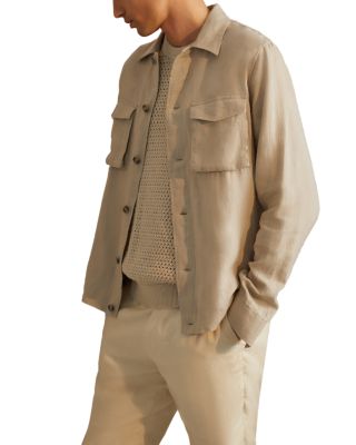 REISS - Viera Linen Overshirt