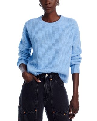 AQUA - Cashmere Shaker Stitch Drop Shoulder Sweater - Exclusive