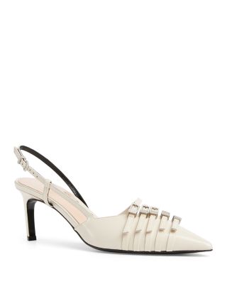 Gucci - Women's Regent Buckles Slingback Pumps