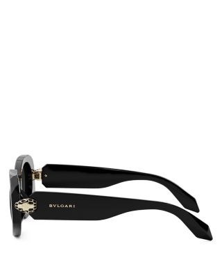Serpenti Oval Sunglasses, 52mm