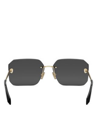 Serpenti Rectangular Sunglasses, 62mm