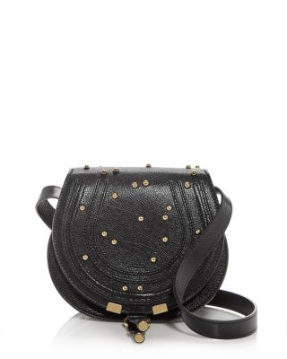 Chloe Marcie Small Leather Saddle Bag