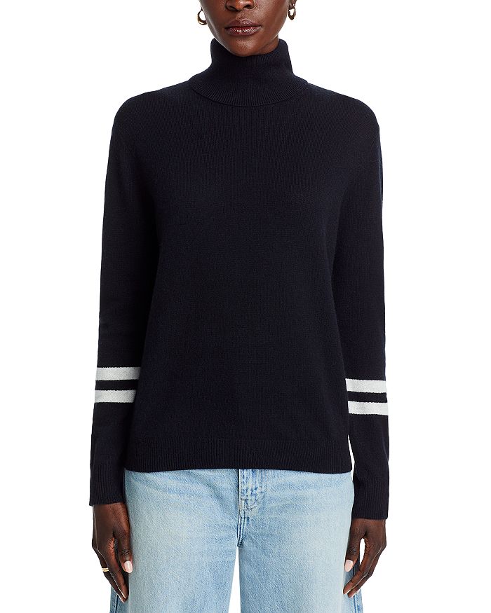 Athletic Stripe Turtleneck Sweater Exclusive