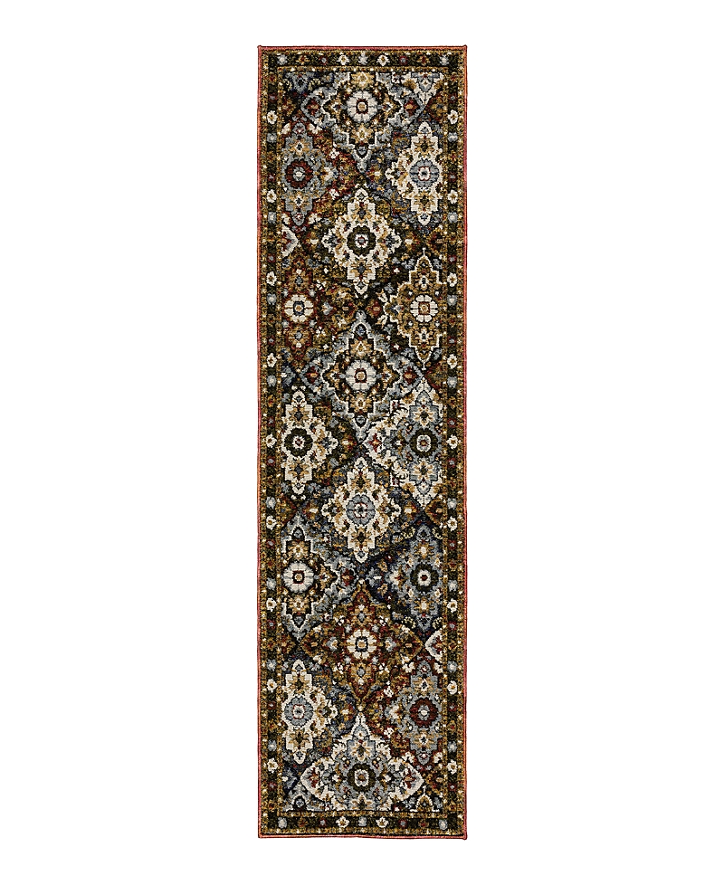Oriental Weavers Andorra 2408a Runner Area Rug, 2'3 X 8' In Red