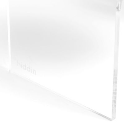 Medium Clear Double Bowl Pet Feeder, 1 Quart Bowls