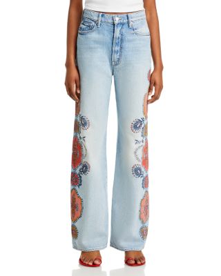 デニム・ジーパン MOTHER 'The Mid Rise Maven Sneak' jeans Blue The Mid Rise Maven Sneak - Over The Top | MOTHER DENIM