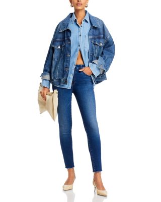The Looker Fray Ankle Jeans in Yakkity Yak