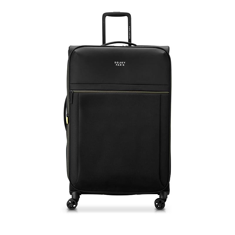 Delsey Paris Brochant 3 28 Expandable Spinner Suitcase In Deep Black