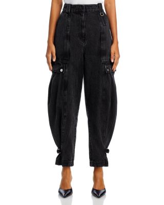 Utility Jeans in Washed Black