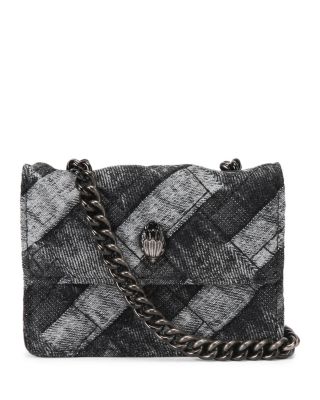 KURT GEIGER LONDON - Micro Kensington Denim Crossbody Bag