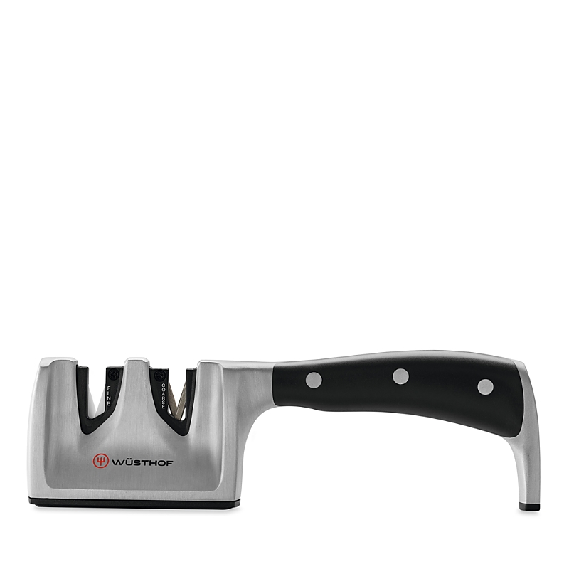 Wusthof Ikon Handheld Knife Sharpener In Silver