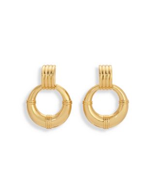Heaven Mayhem - Rosa Drop Earrings in 18K Gold Plated