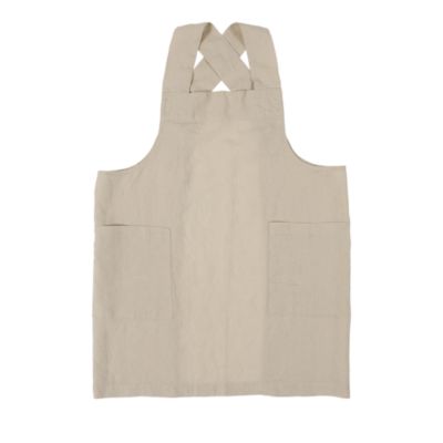 Kaf Home Firenze Stone Washed Linen Smock Apron