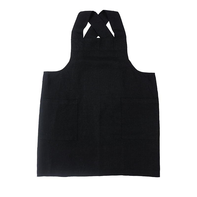 Kaf Home Firenze Stone Washed Linen Smock Apron