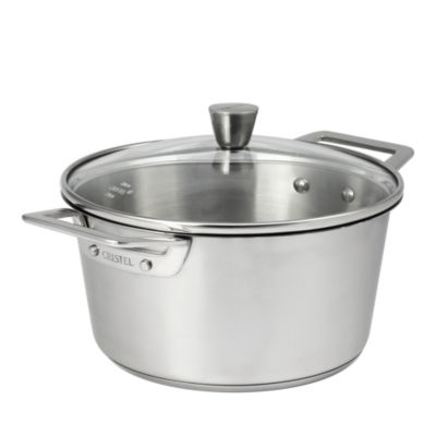 Cristel 1826 Collection 3 Qt Stainless Steel Stewpan with Lid