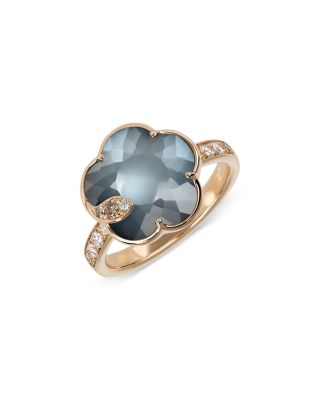 Pasquale Bruni - Petit Joli Lunaire 18K Rose Gold Lunar Garden Gem Ring with Diamonds, 0.22 ct. t.w.