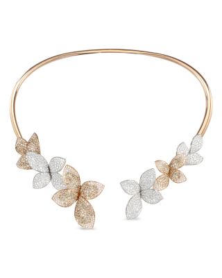 Pasquale Bruni - Giardini Segreti Collier Necklace in 18K Gold with Diamonds, 12.31 ct. t.w.